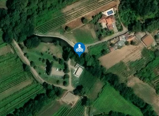 Satellite image of Praia Fluvial de Breia
