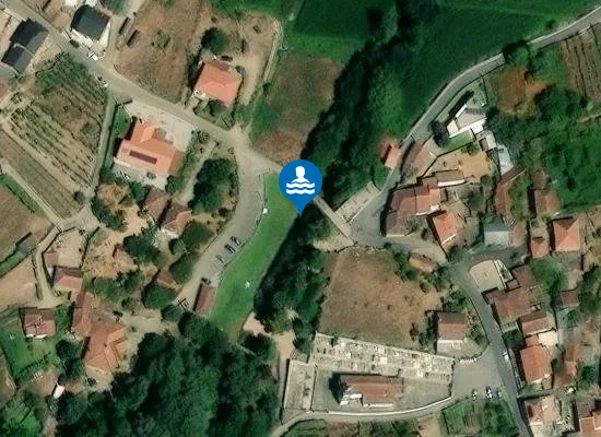 Satellite image of Praia Fluvial de Pinheiros