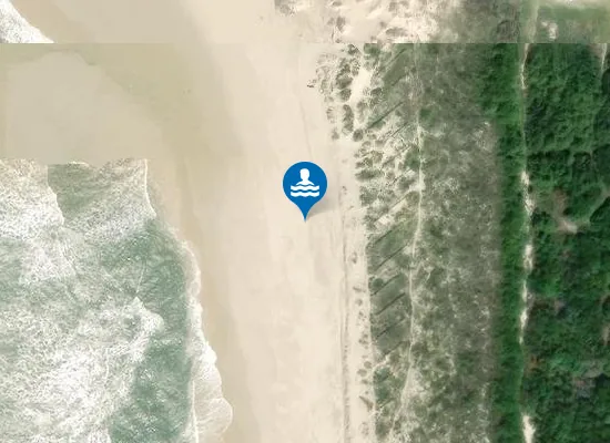 Satellite image of Praia Duna Alta Naturista