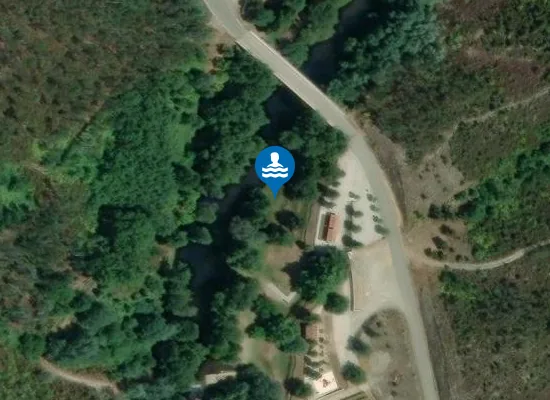 Satellite image of Praia Fluvial da Várzea do Homem