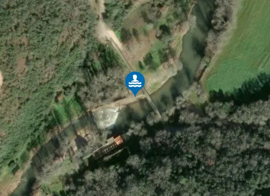 Satellite image of Praia Fluvial do Sobreirinho