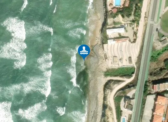 Satellite image of Praia do Matadouro