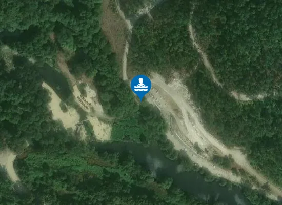 Satellite image of Praia Fluvial do Sobral