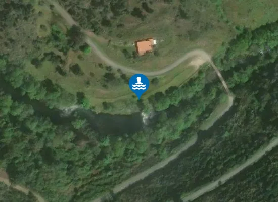 Satellite image of Praia Fluvial de Martim