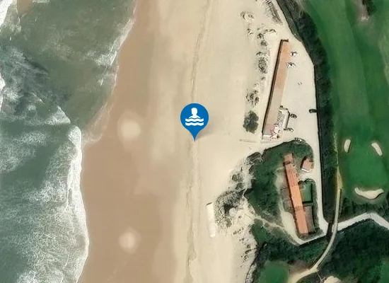 Satellite image of Praia da Estela