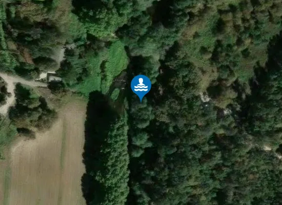 Satellite image of Praia Fluvial dos Felinhos