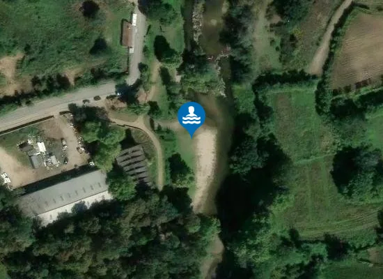 Satellite image of Praia Fluvial Porto Carrero