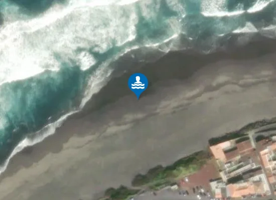 Satellite image of Praia do Monte Verde