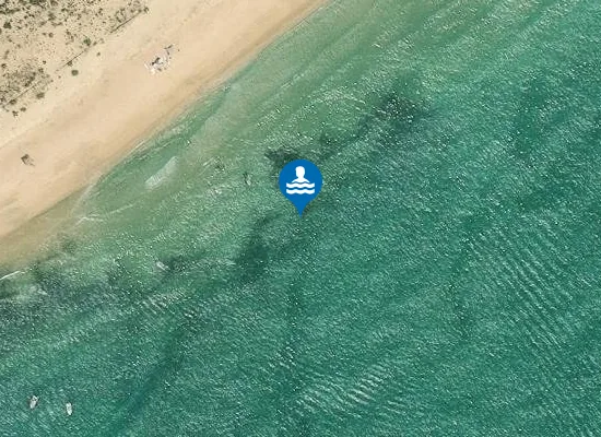 Satellite image of Praia do Forte da Barra