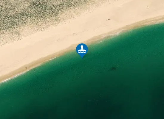 Satellite image of Praia da Ilha Deserta