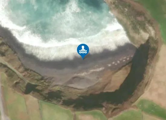 Satellite image of Praia de Santana