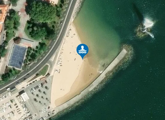 Satellite image of Praia Velha