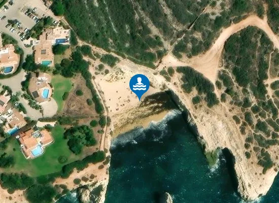 Satellite image of Praia do Carvalho