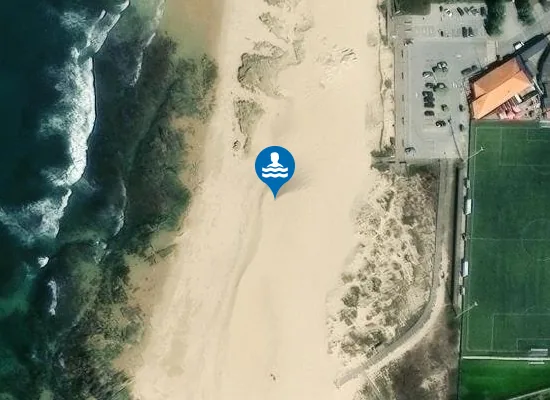 Satellite image of Praia do Cabo do Mundo