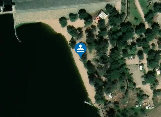 Satellite image of Praia Fluvial do Gameiro