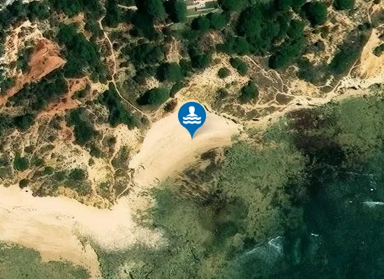 Satellite image of Praia da Pedra dos Bicos