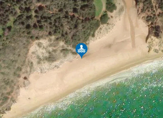 Satellite image of Praia da Figueira