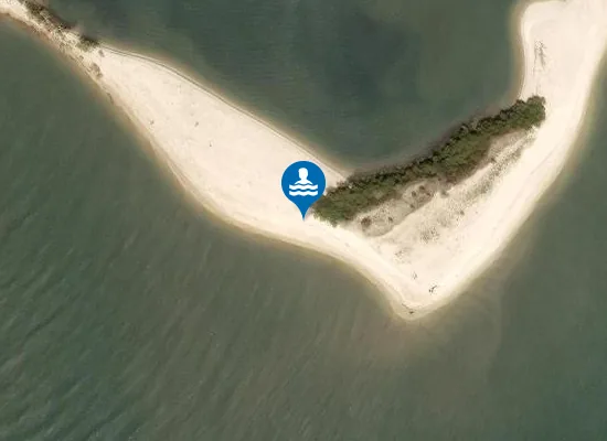 Satellite image of Praia do Mexilhoeiro