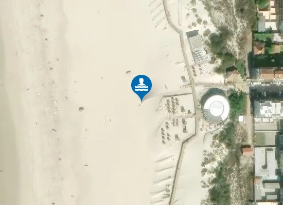 Satellite image of Praia da Barra