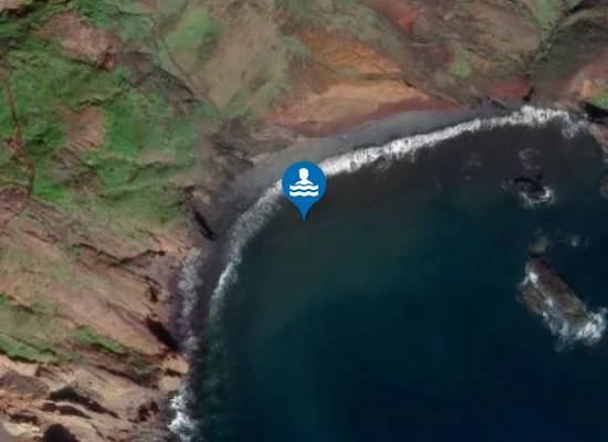 Satellite image of Praia da Baía D'Abra
