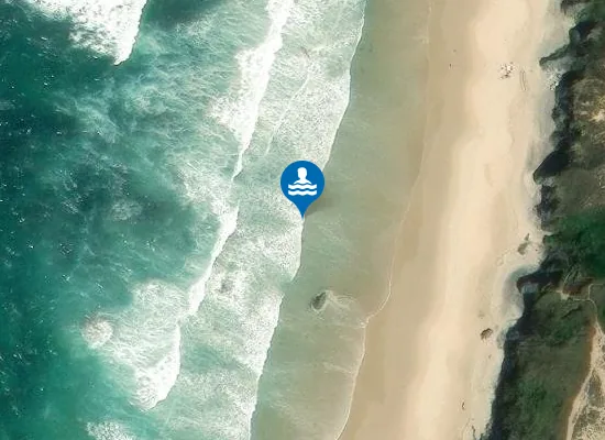 Satellite image of Praia do Brejo Largo
