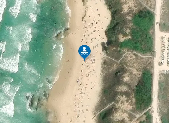 Satellite image of Praia do Malhão Sul