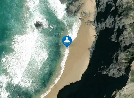 Satellite image of Praia do Mirouço