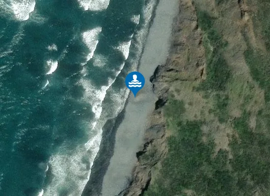 Satellite image of Praia do Canal