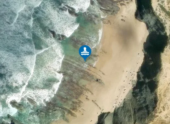 Satellite image of Praia de Nossa Senhora
