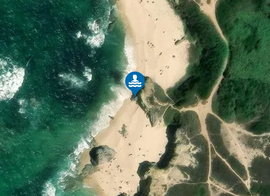 Satellite image of Praia da Cerca Nova