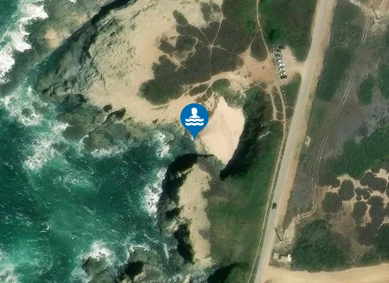 Satellite image of Praia de Porto Covinho