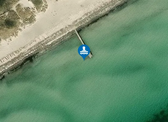 Satellite image of ISHØJ STRAND, UD FOR JÆGER SØ