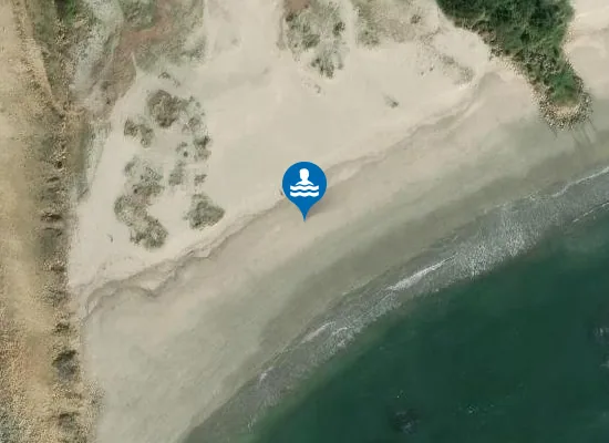 Satellite image of Praia do Coral