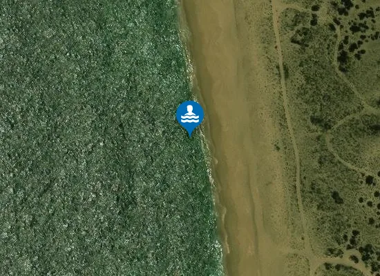 Satellite image of Praia dos Brejos