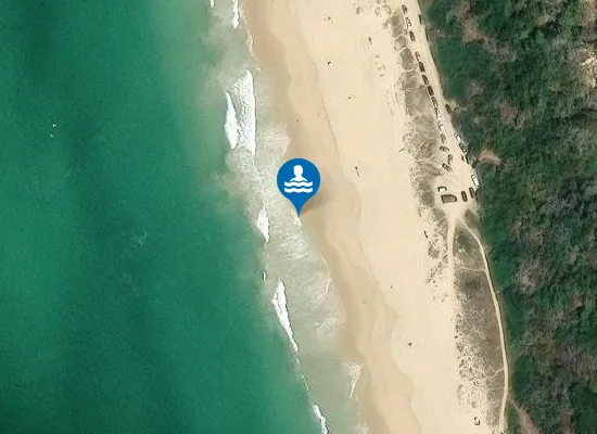Satellite image of Praia da Adiça (naturista)