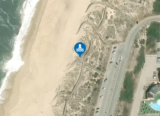 Satellite image of Praia de Quiaios