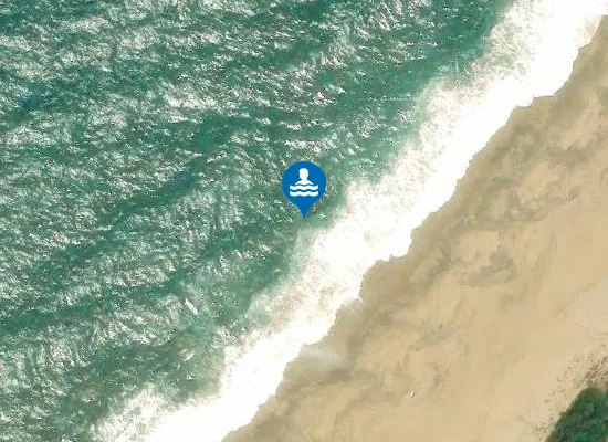 Satellite image of Praia da Gralha