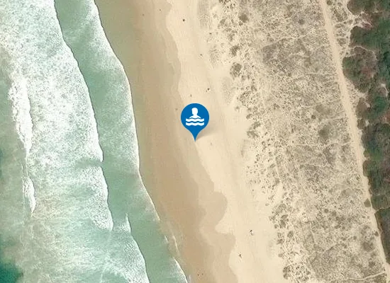 Satellite image of Praia da Bela Vista (parte naturista)