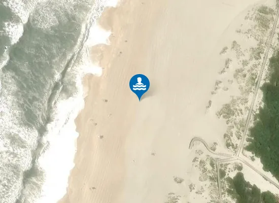 Satellite image of Praia de Mira