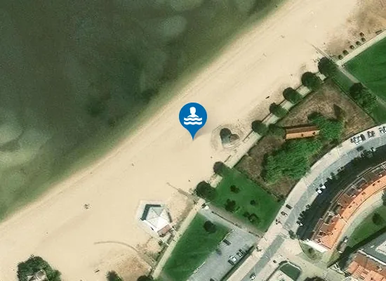Satellite image of Praia dos Moinhos