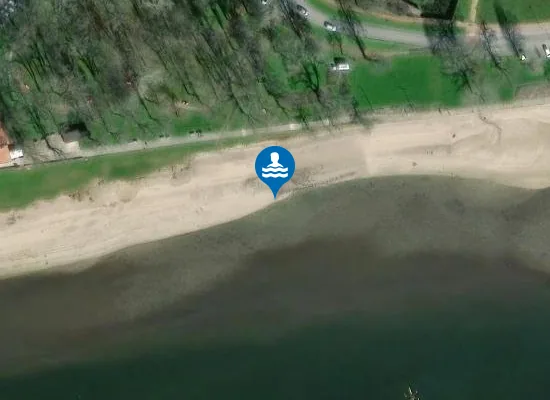 Satellite image of Praia Fluvial de Viana do Castelo