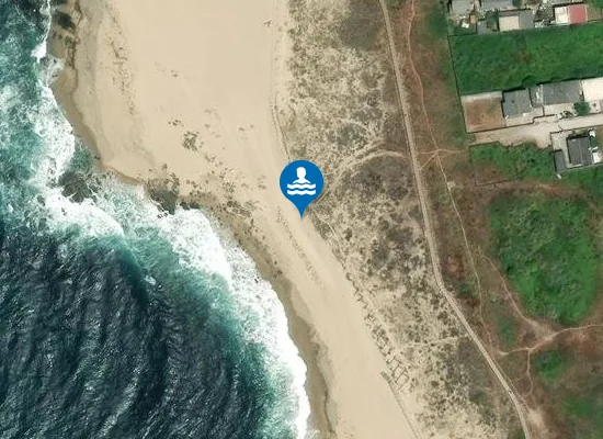 Satellite image of Praia de Marbelo