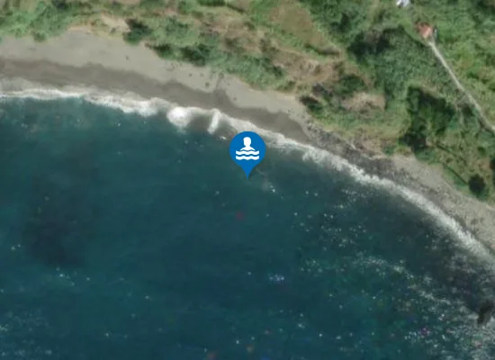 Satellite image of Praia do Degredo