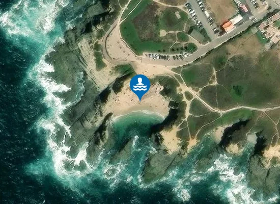 Satellite image of Praia dos Buizinhos