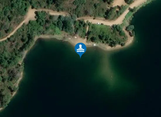 Satellite image of Praia Fluvial das Barreiras