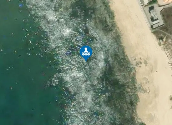 Satellite image of Praia da Aguda