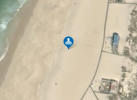 Satellite image of Praia da Barrinha