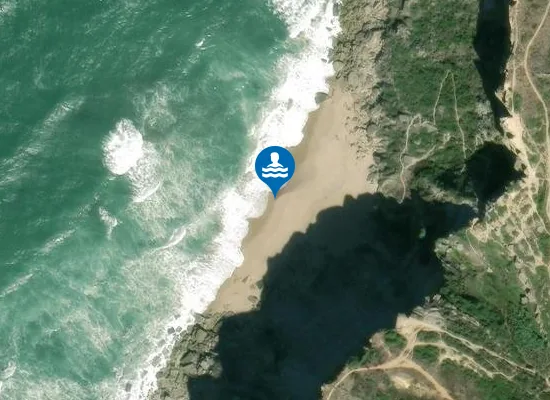 Satellite image of Praia do Giribeto