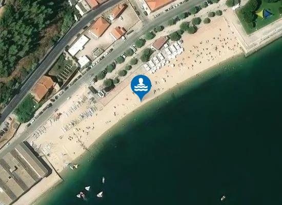 Satellite image of Praia da Saúde