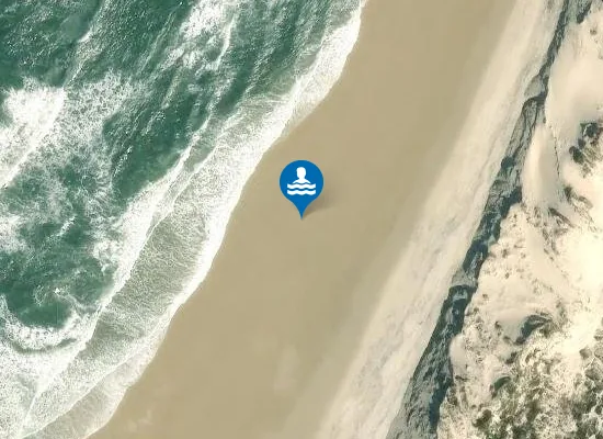 Satellite image of Praia do Vigão